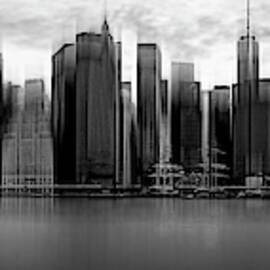 -  N E W  Y O R K   S K Y L I N E  - by Wim Schuurmans