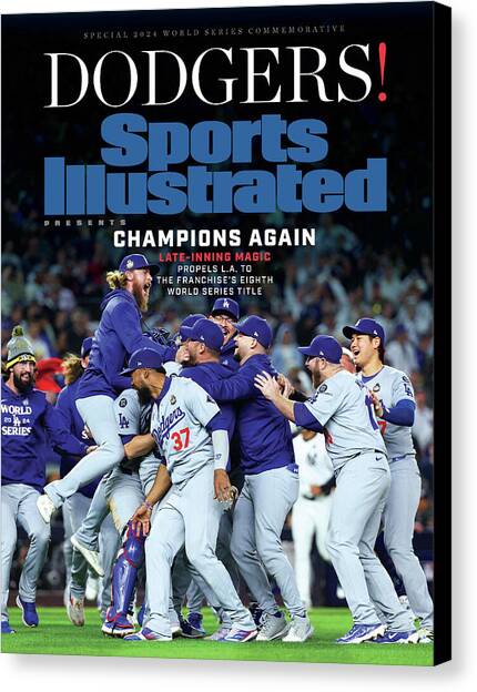 2024 Sports Illustrated World Series Championship Commemorative Issue Cover #1 Canvas Art Print by Sports Illustrated