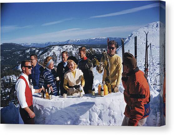 Apres Ski #1 Canvas Art Print by Slim Aarons