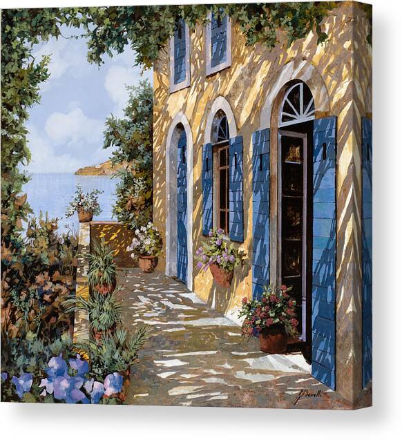 Altre Porte Blu #1 Canvas Art Print by Guido Borelli