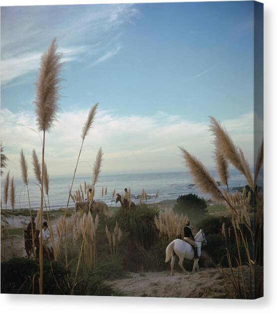 Pebble Beach #1 Canvas Art Print by Slim Aarons