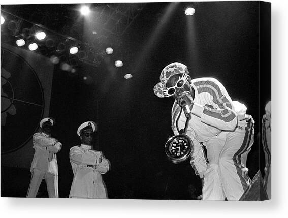 Public Enemy Perform At Docklands Arena #1 Canvas Art Print by Martyn Goodacre