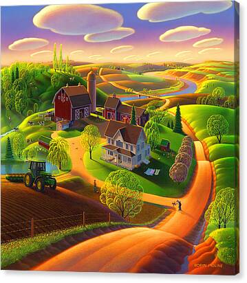Spring On The Farm Canvas Print