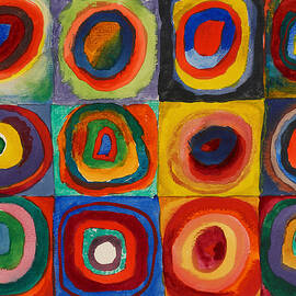 Squares With Concentric Circles by Wassily Kandinsky