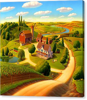 Summer On The Farm Canvas Print