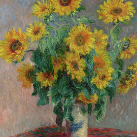 Bouquet of Sunflowers by Claude Monet