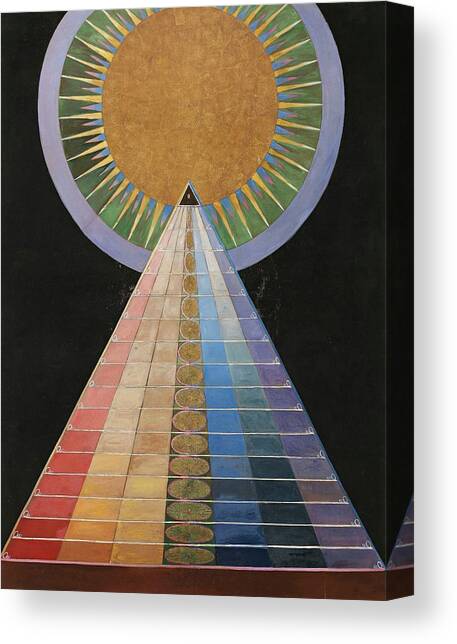 Altarpiece No. 1 Group X Canvas Art Print by Hilma Af Klint