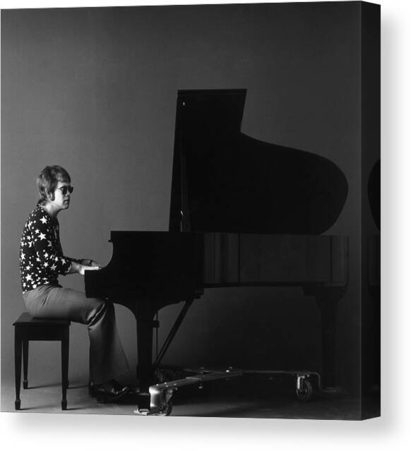 Elton John #2 Canvas Art Print by Jack Robinson