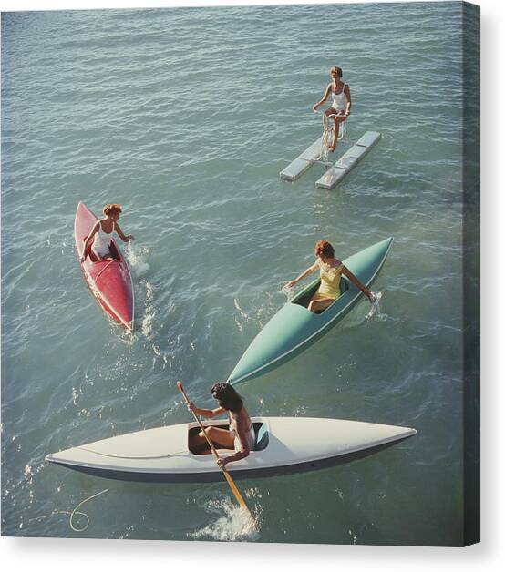 Lake Tahoe Trip #2 Canvas Art Print by Slim Aarons