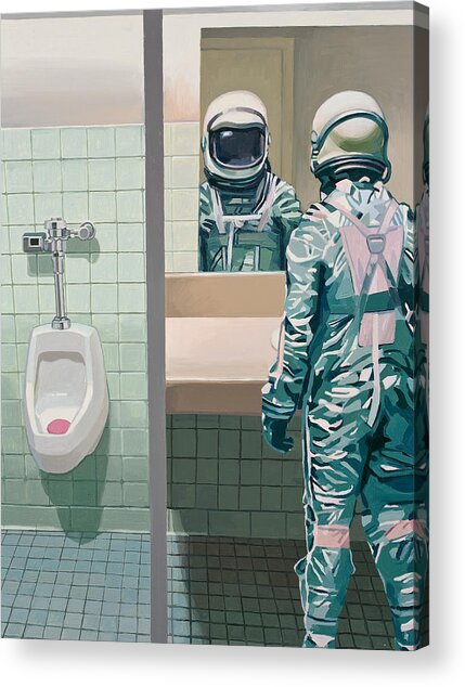 Men's Room Acrylic Print
