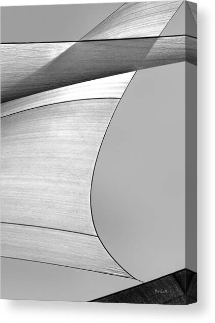Sailcloth Abstract Number 4 Canvas Art Print by Bob Orsillo Studio d'artista
