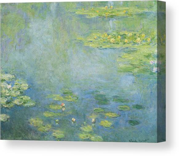 Waterlilies Canvas Art Print by Claude Monet