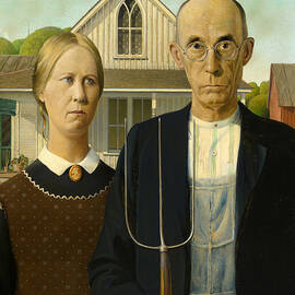 American Gothic by Grant Wood