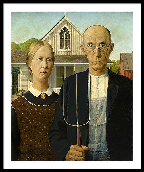 American Gothic Framed Print