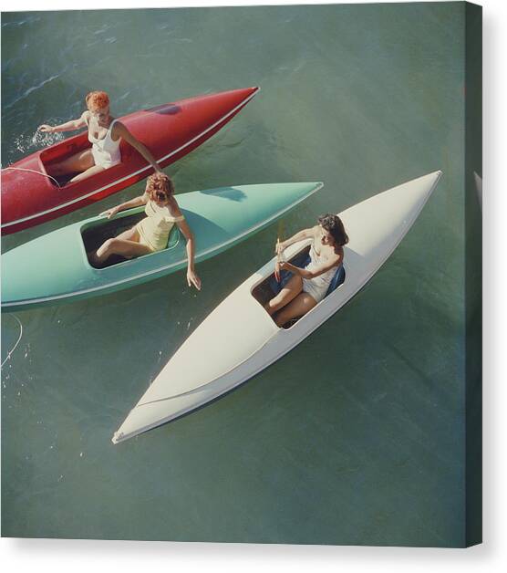 Lake Tahoe Trip #3 Canvas Art Print by Slim Aarons