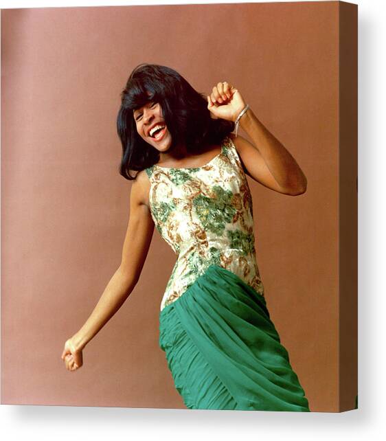 Tina Turner Portrait Session #3 Canvas Art Print by Michael Ochs Archives