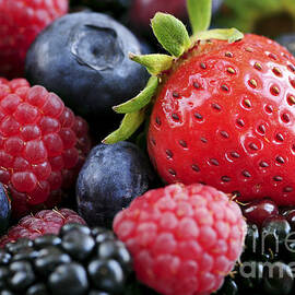 Assorted fresh berries 3 by Elena Elisseeva