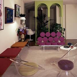 A Retro Living Room by Tom Leonard