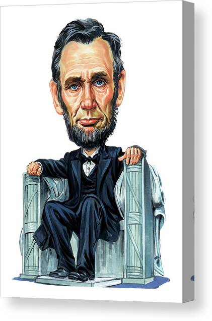 Abraham Lincoln Canvas Art Print by Art