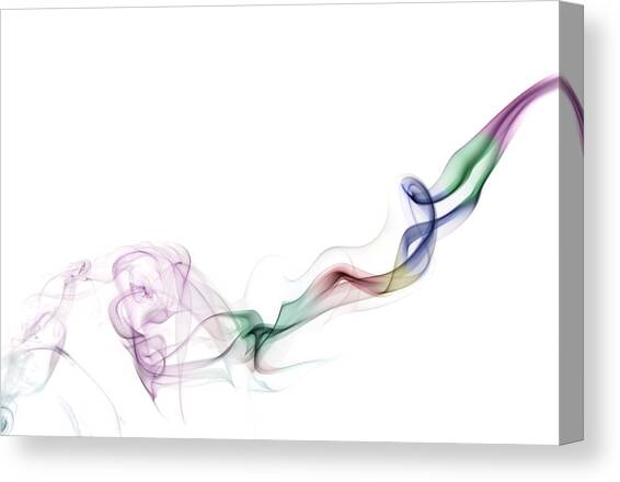 Abstract smoke Canvas Art Print by Setsiri Silapasuwanchai