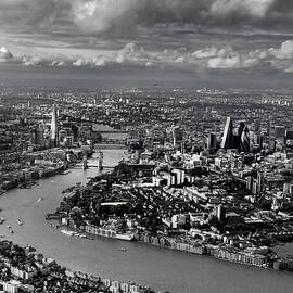 Aerial view of London 4 by Mark Rogan