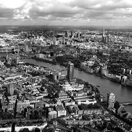 Aerial view of London by Mark Rogan