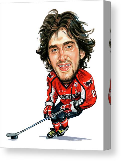 Alexander Ovechkin Canvas Art Print by Art
