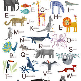 Animal Alphabet ABC by Nic Squirrell