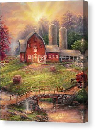 Farms Canvas Prints for Sale