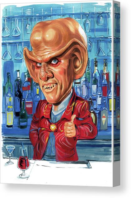Armin Shimerman as Quark Canvas Art Print by Art