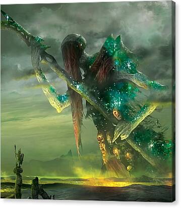 Athreos God Of Passage Canvas Print