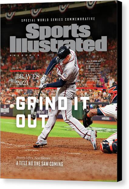 Atlanta Braves, 2021 World Series Commemorative Issue Cover Canvas Art Print by Sports Illustrated