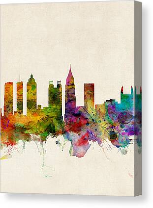 Atlanta Skyline Canvas Prints for Sale