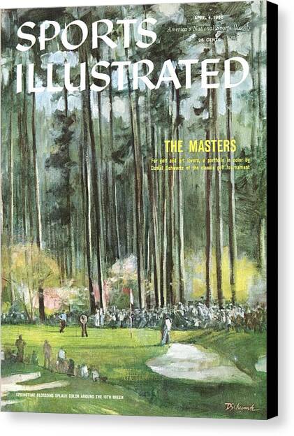 Augusta National Golf Course, 1960 Masters Preview Sports Illustrated Cover Canvas Art Print by Sports Illustrated