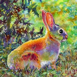 Backyard Bunny by Hailey E Herrera