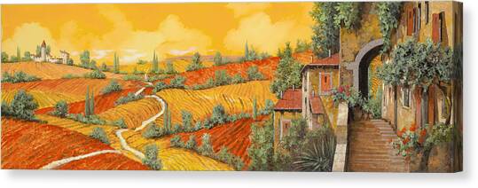 Maremma Toscana Canvas Art Print by Guido Borelli