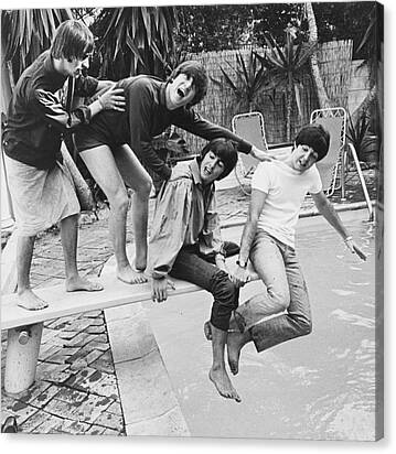 Beatles In La Canvas Print
