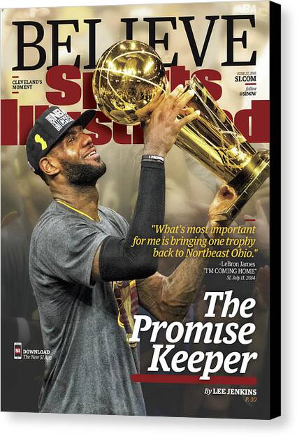 Believe The Promise Keeper Sports Illustrated Cover Canvas Art Print by Sports Illustrated