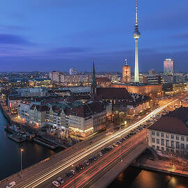 Berlin - Classic Skyline by Jean Claude Castor