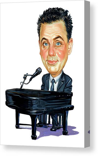 Billy Joel Canvas Art Print by Art