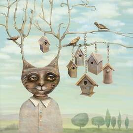 Bird Houses by Catherine Swenson