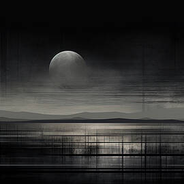 Black and White Landscape Art by Lourry Legarde