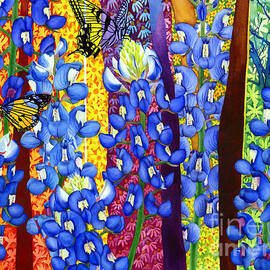 Bluebonnet Garden by Hailey E Herrera