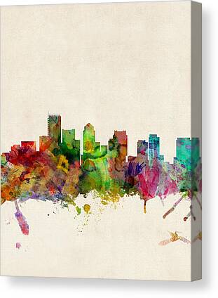 Boston Skyline Canvas Prints for Sale