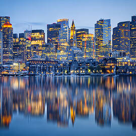 Boston Skyline by Michael Zheng