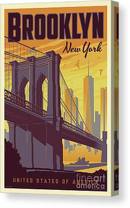 Travel Posters Canvas Prints for Sale