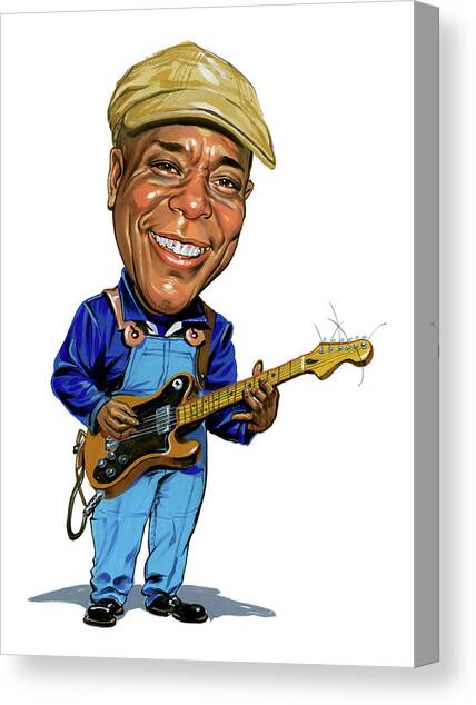 Buddy Guy Canvas Art Print by Art