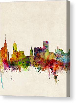 Buffalo Skyline Canvas Prints for Sale