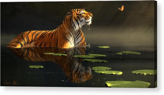 Butterfly Contemplation Acrylic Print
