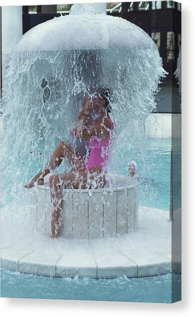 Caracalla Therme Canvas Art Print by Slim Aarons